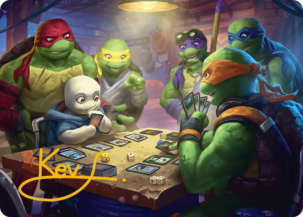 Lessons from Life Art Card (Gold-Stamped Signature) [Teenage Mutant Ninja Turtles Art Series] | Exor Games Bridgewater