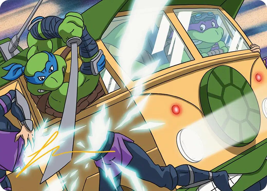 Don & Leo, Problem Solvers Art Card (Gold-Stamped Signature) [Teenage Mutant Ninja Turtles Art Series] | Exor Games Bridgewater