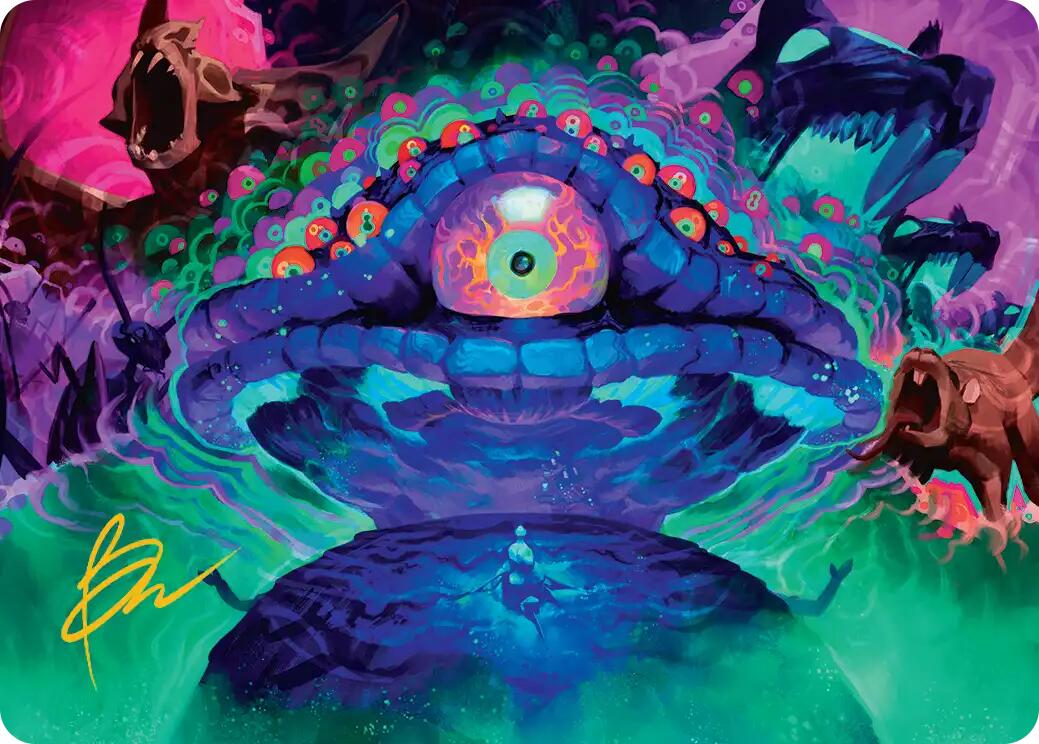 Humongous Fungus Art Card (Gold-Stamped Signature) [Teenage Mutant Ninja Turtles Art Series] | Exor Games Bridgewater