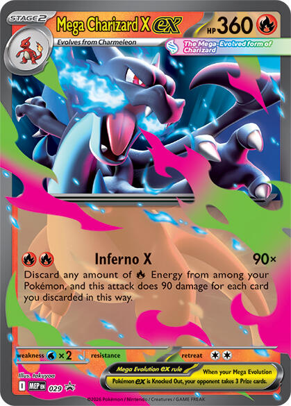 Mega Charizard X ex (029) [Mega Evolution Promo] | Exor Games Bridgewater