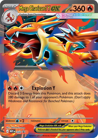Mega Charizard Y ex (030) [Mega Evolution Promo] | Exor Games Bridgewater