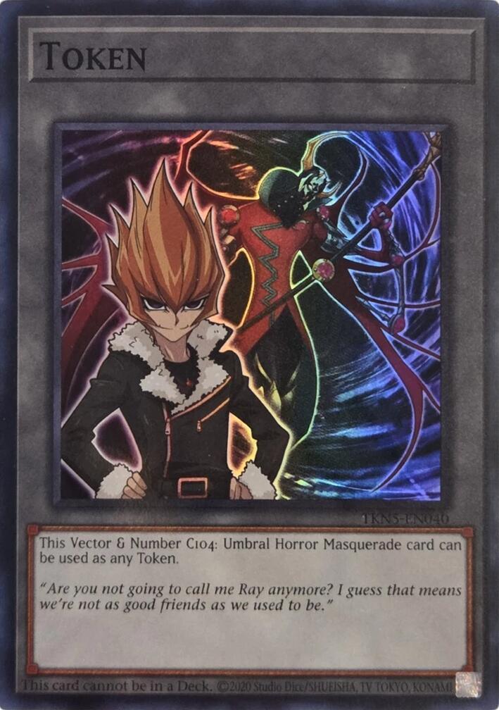 Token: Vector & Number C104: Umbral Horror Masquerade [TKN5-EN040] Super Rare | Exor Games Bridgewater