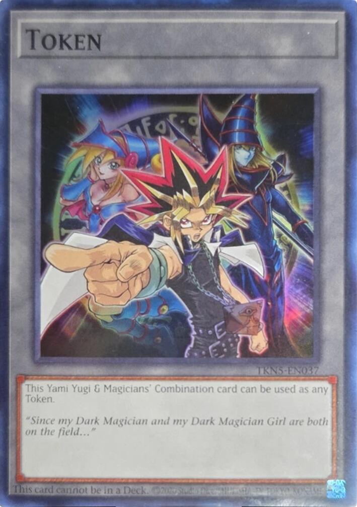 Token: Yami Yugi & Magicians Combination [TKN4-EN037] Super Rare | Exor Games Bridgewater