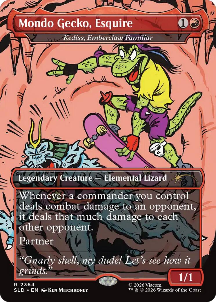 Mondo Gecko, Esquire - Kediss, Emberclaw Familiar [Secret Lair Drop Series] | Exor Games Bridgewater