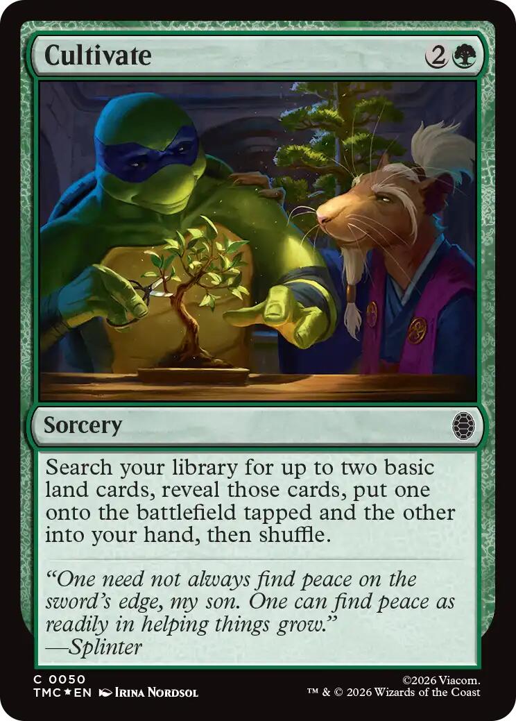 Cultivate (Surge Foil) [Teenage Mutant Ninja Turtles Commander] | Exor Games Bridgewater