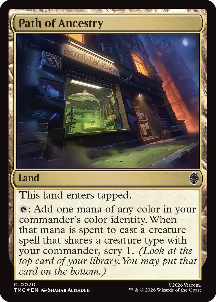 Path of Ancestry (Surge Foil) [Teenage Mutant Ninja Turtles Commander] | Exor Games Bridgewater