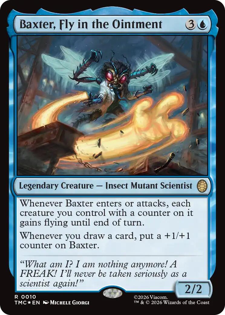 Baxter, Fly in the Ointment (Surge Foil) [Teenage Mutant Ninja Turtles Commander] | Exor Games Bridgewater