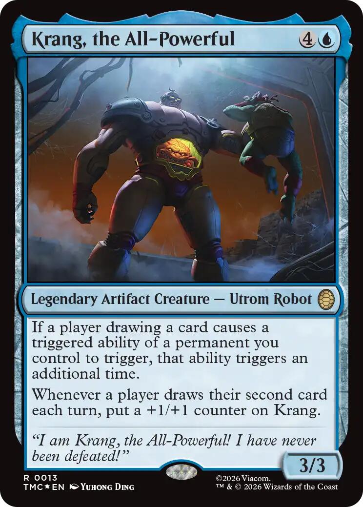 Krang, the All-Powerful (Surge Foil) [Teenage Mutant Ninja Turtles Commander] | Exor Games Bridgewater