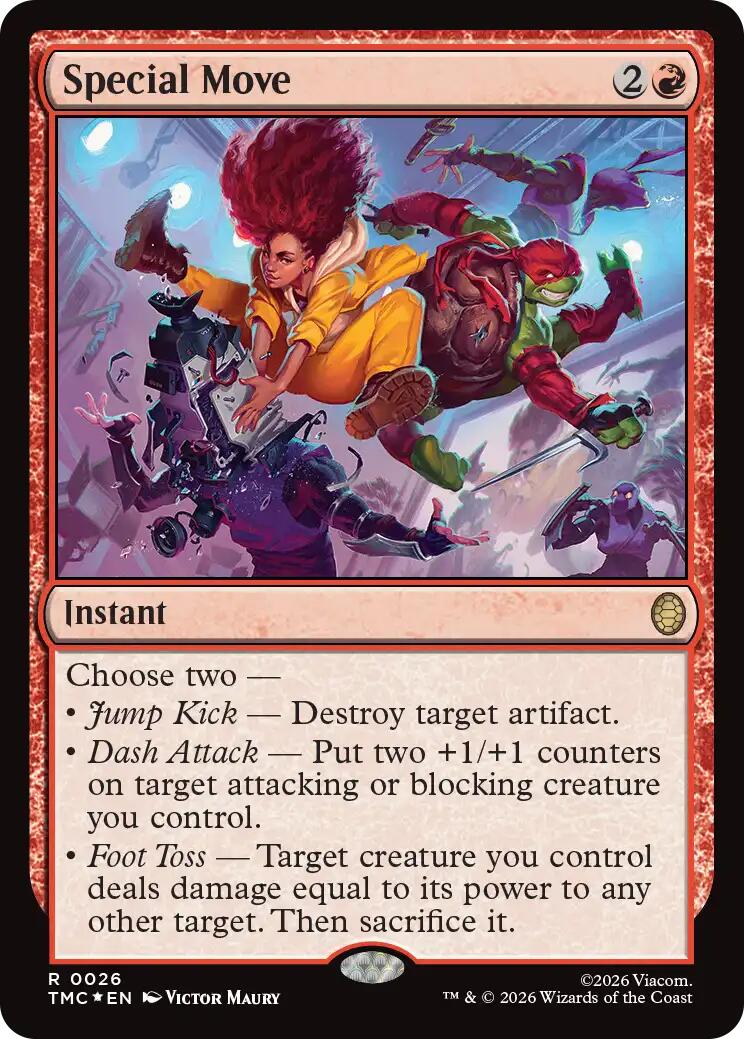Special Move (Surge Foil) [Teenage Mutant Ninja Turtles Commander] | Exor Games Bridgewater