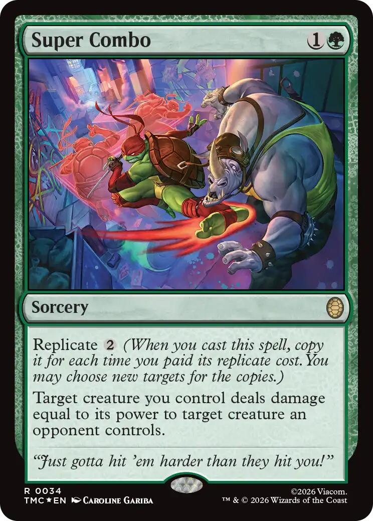Super Combo (Surge Foil) [Teenage Mutant Ninja Turtles Commander] | Exor Games Bridgewater