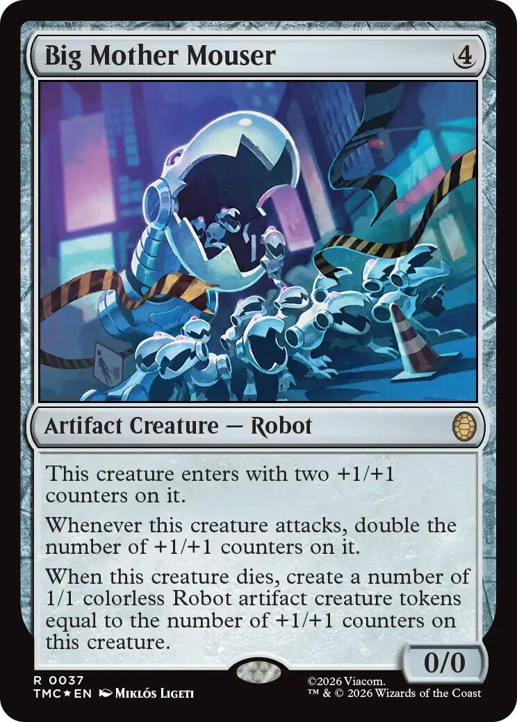 Big Mother Mouser (Surge Foil) [Teenage Mutant Ninja Turtles Commander] | Exor Games Bridgewater