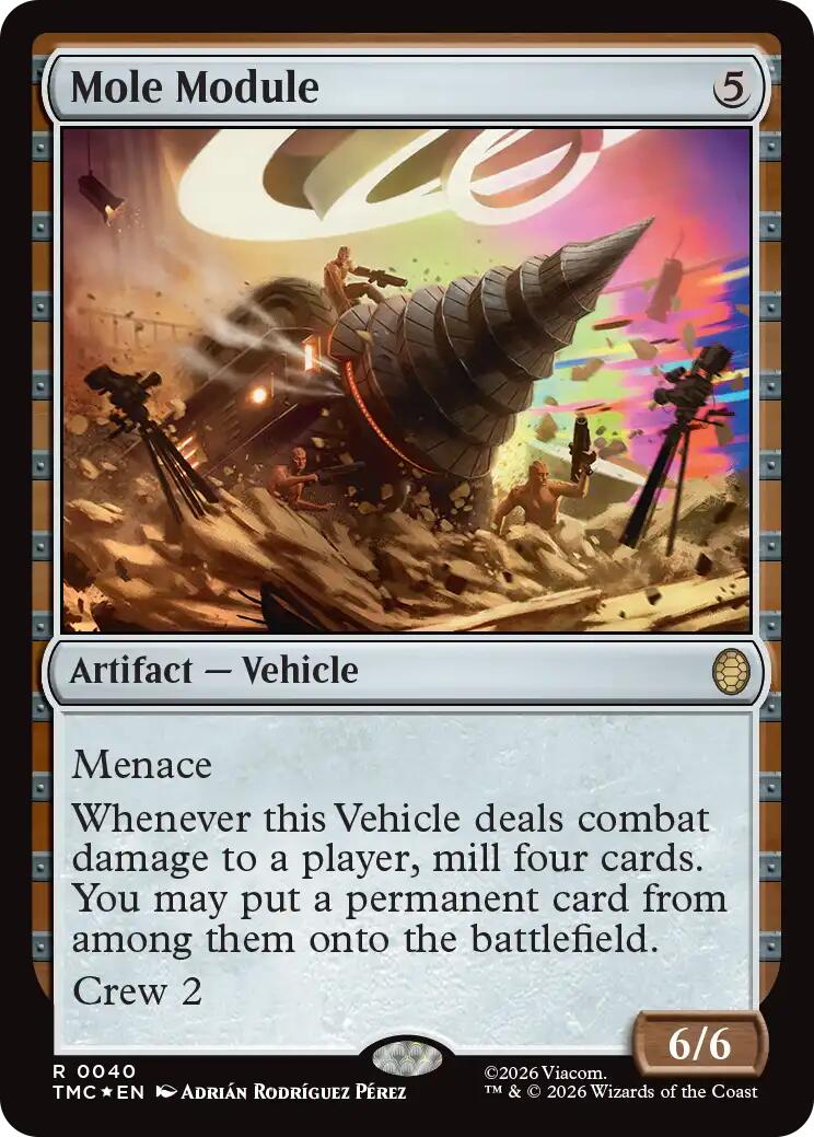 Mole Module (Surge Foil) [Teenage Mutant Ninja Turtles Commander] | Exor Games Bridgewater