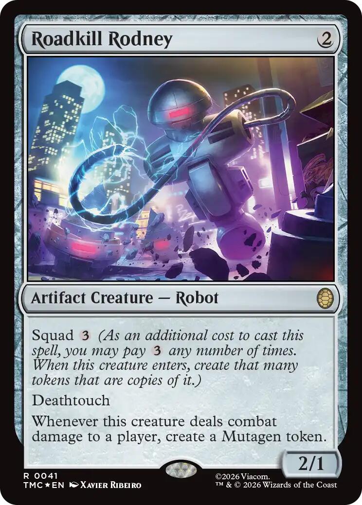 Roadkill Rodney (Surge Foil) [Teenage Mutant Ninja Turtles Commander] | Exor Games Bridgewater