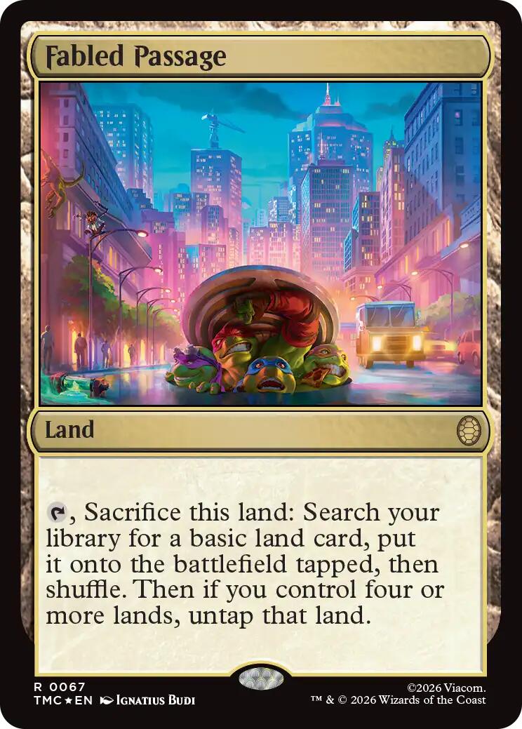 Fabled Passage (Surge Foil) [Teenage Mutant Ninja Turtles Commander] | Exor Games Bridgewater