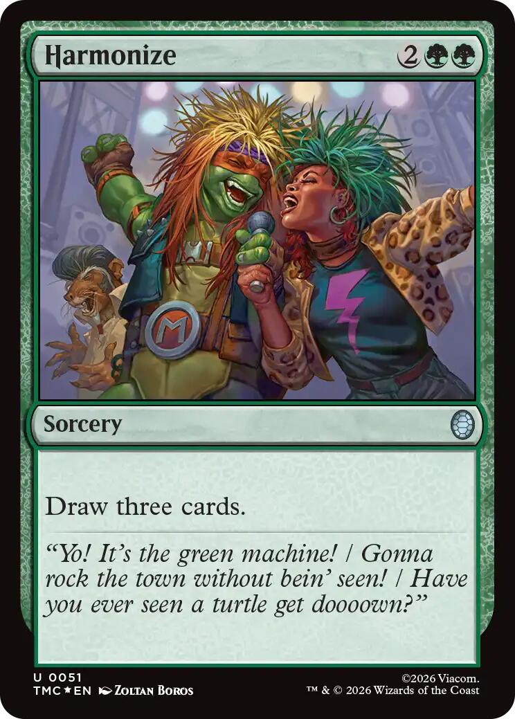 Harmonize (Surge Foil) [Teenage Mutant Ninja Turtles Commander] | Exor Games Bridgewater