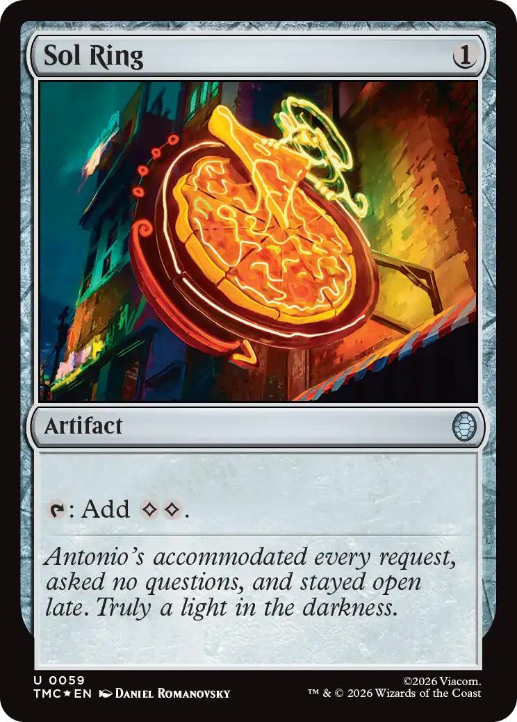 Sol Ring (Surge Foil) [Teenage Mutant Ninja Turtles Commander] | Exor Games Bridgewater