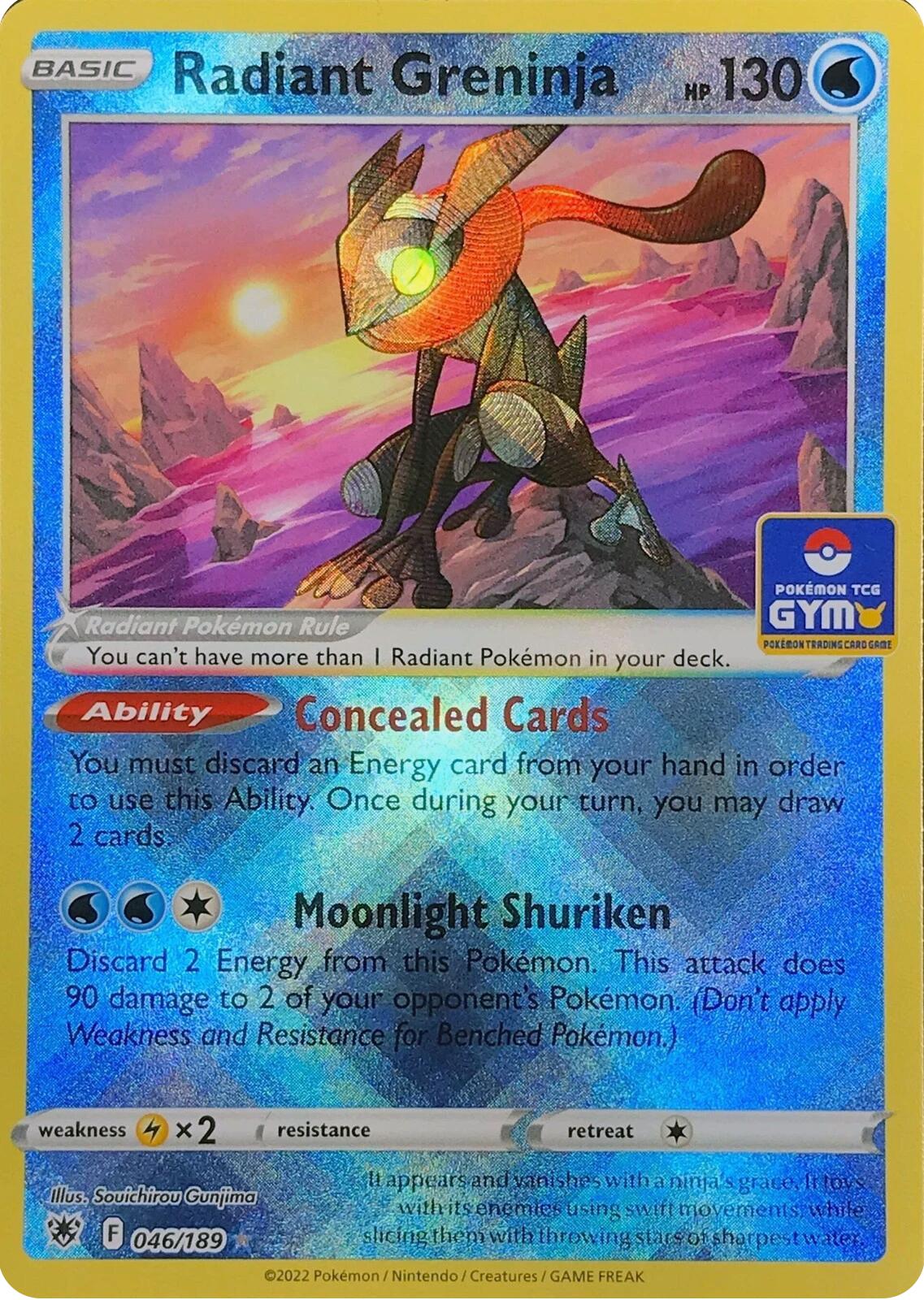 Radiant Greninja (046/189) [League & Championship Cards] | Exor Games Bridgewater