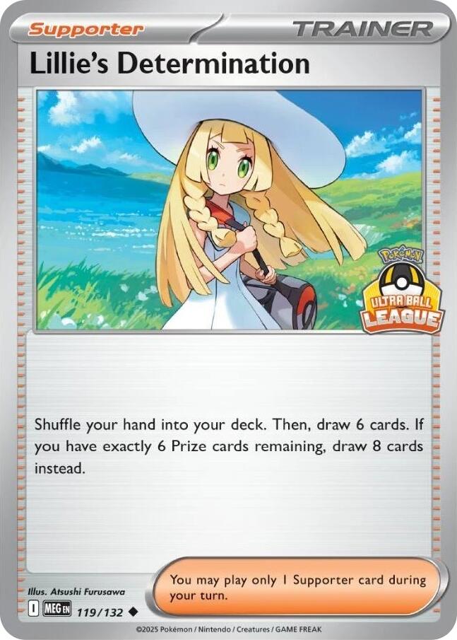 Lillie's Determination (119/132) (Ultra Ball League) [League & Championship Cards] | Exor Games Bridgewater