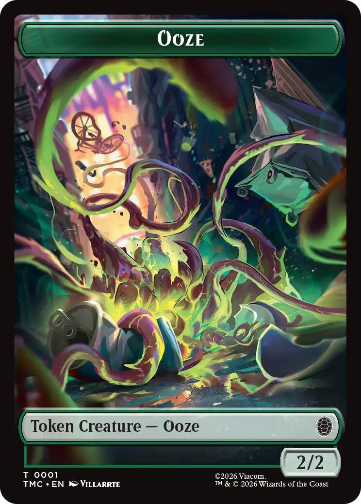Ooze // Clue Double-Sided Token [Teenage Mutant Ninja Turtles Commander Tokens] | Exor Games Bridgewater