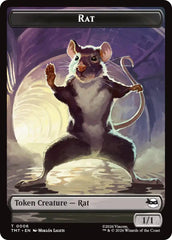 Clue // Rat Double-Sided Token [Teenage Mutant Ninja Turtles Commander Tokens] | Exor Games Bridgewater