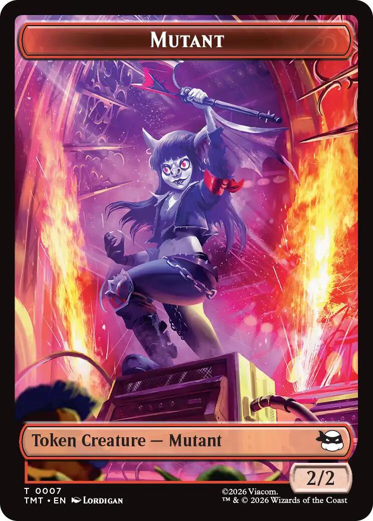 Mutant // Mutagen Double-Sided Token [Teenage Mutant Ninja Turtles Tokens] | Exor Games Bridgewater