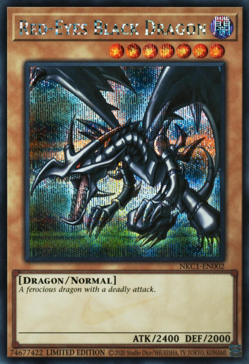 Red-Eyes Black Dragon (Nike Collaboration) [NKC1-EN002] Prismatic Secret Rare | Exor Games Bridgewater