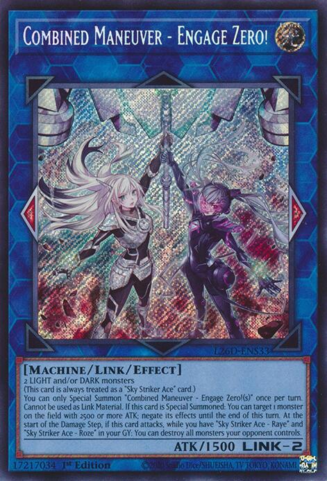 Combined Maneuver - Engage Zero! (Secret Rare) [L26D-ENS33] Secret Rare | Exor Games Bridgewater
