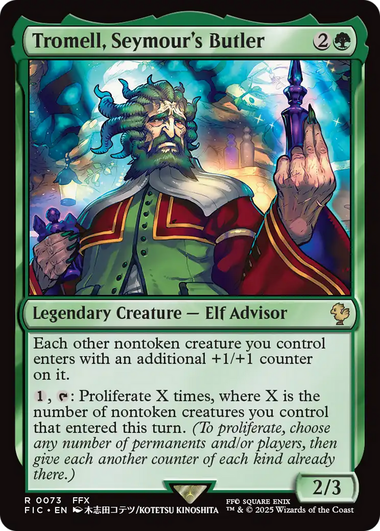 Tromell, Seymour's Butler [FINAL FANTASY Commander] | Exor Games Bridgewater