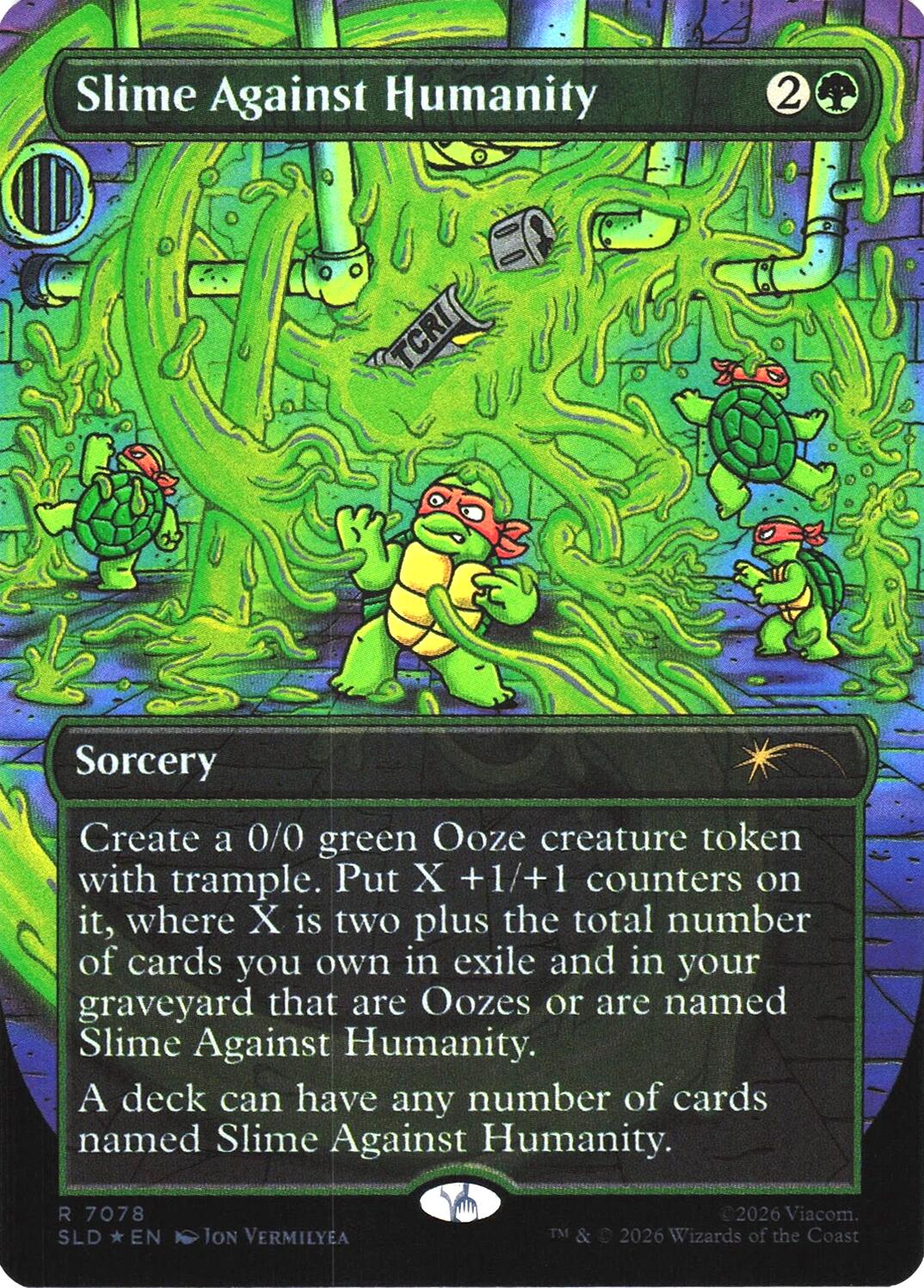 Slime Against Humanity (7078) [Secret Lair Drop Series] | Exor Games Bridgewater