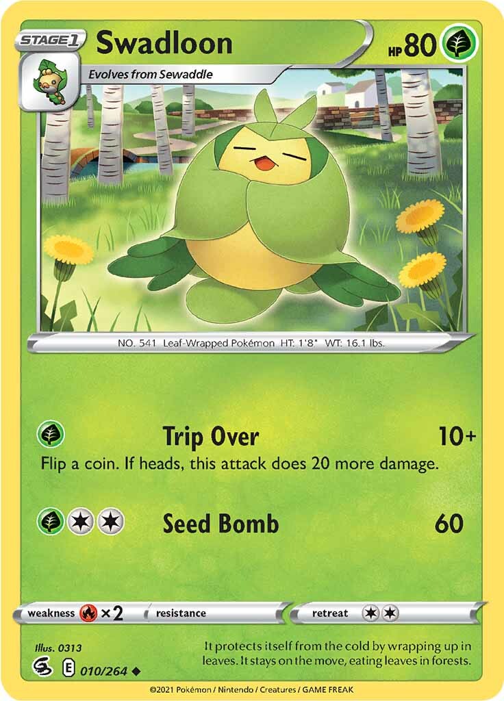 Swadloon (010/264) [Sword & Shield: Fusion Strike] | Exor Games Bridgewater