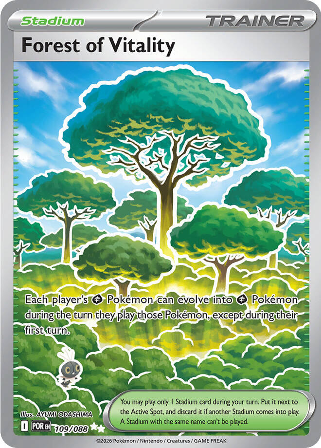 Forest of Vitality (109/088) [Mega Evolution: Perfect Order] | Exor Games Bridgewater