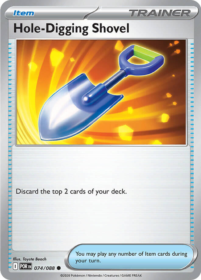 Hole-Digging Shovel (074/088) [Mega Evolution: Perfect Order] | Exor Games Bridgewater