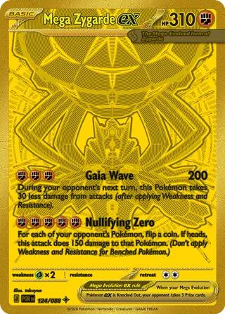 Mega Zygarde ex (124/088) [Mega Evolution: Perfect Order] | Exor Games Bridgewater