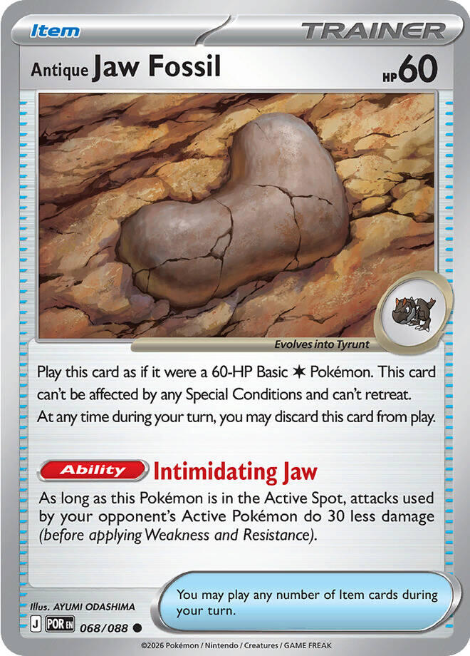 Antique Jaw Fossil (068/088) [Mega Evolution: Perfect Order] | Exor Games Bridgewater