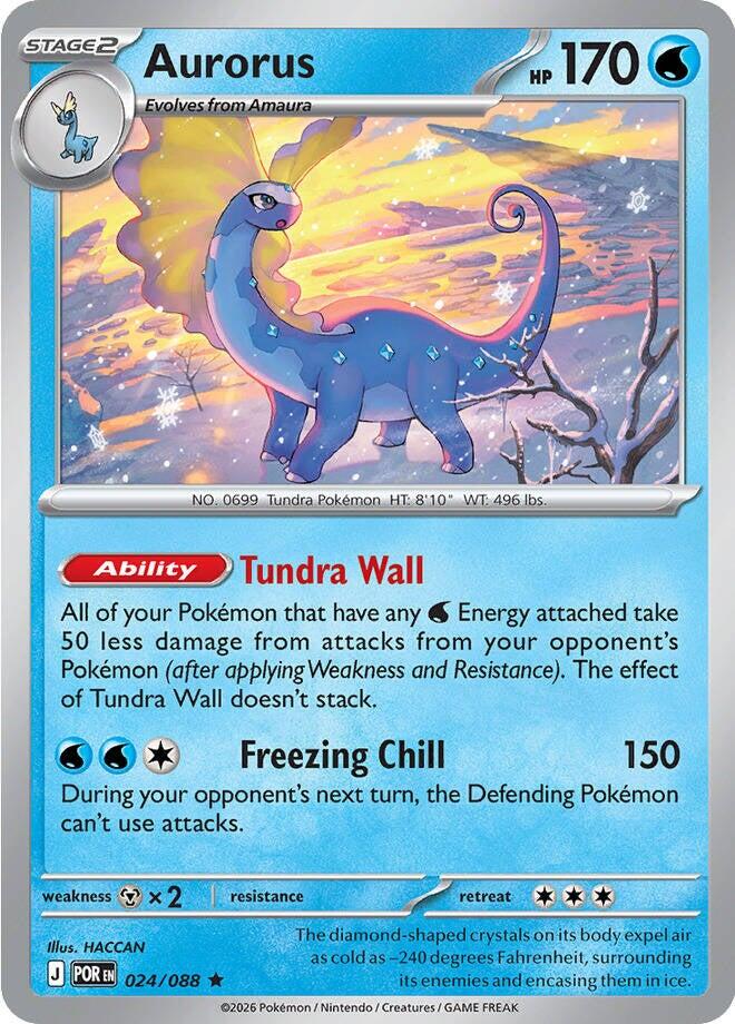 Aurorus (024/088) [Mega Evolution: Perfect Order] | Exor Games Bridgewater