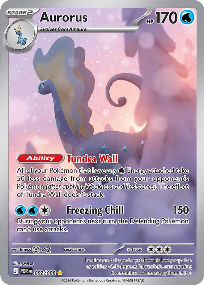 Aurorus (092/088) [Mega Evolution: Perfect Order] | Exor Games Bridgewater
