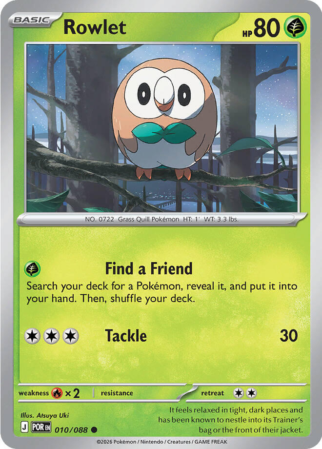 Rowlet (010/088) [Mega Evolution: Perfect Order] | Exor Games Bridgewater