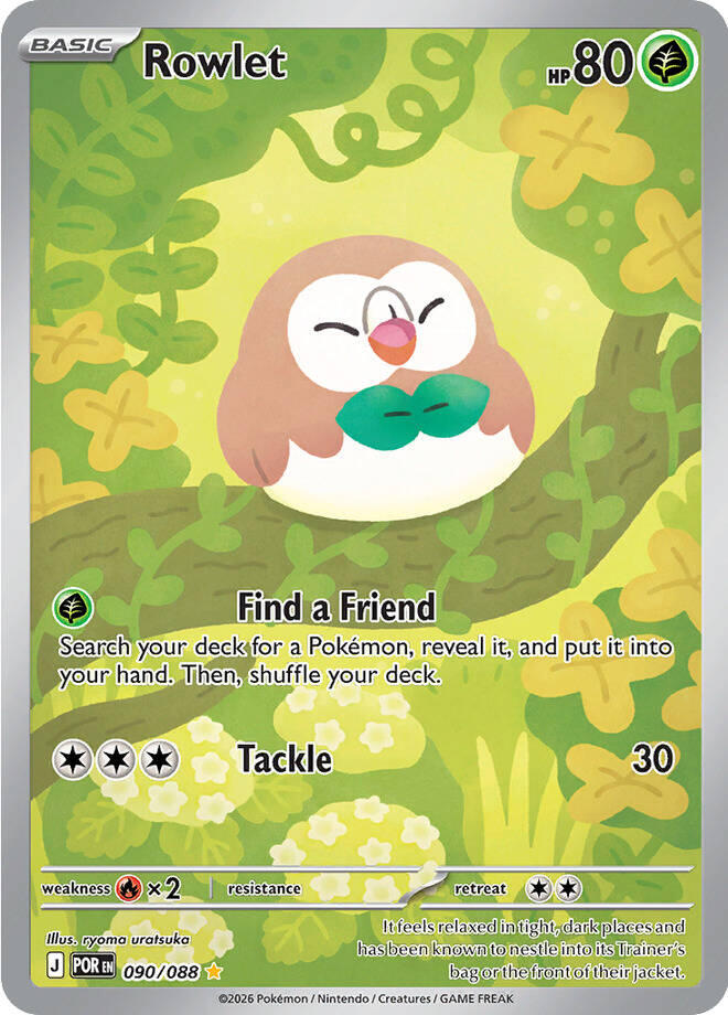 Rowlet (090/088) [Mega Evolution: Perfect Order] | Exor Games Bridgewater