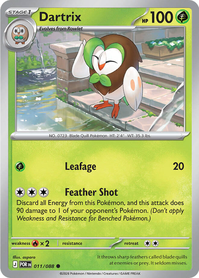 Dartrix (011/088) [Mega Evolution: Perfect Order] | Exor Games Bridgewater