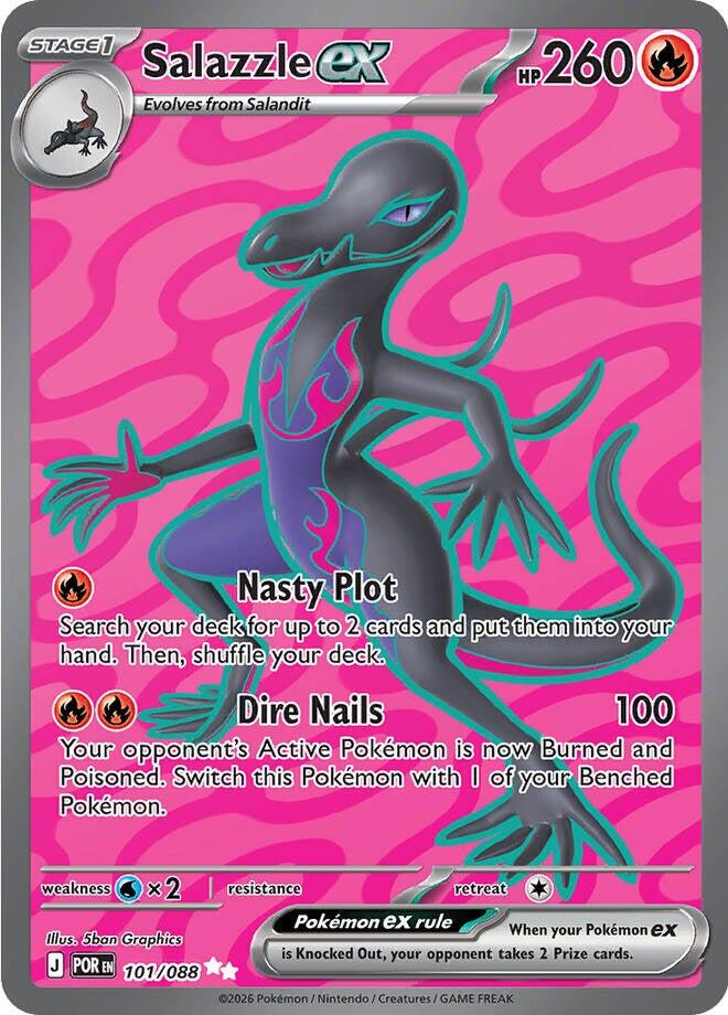 Salazzle ex (101/088) [Mega Evolution: Perfect Order] | Exor Games Bridgewater
