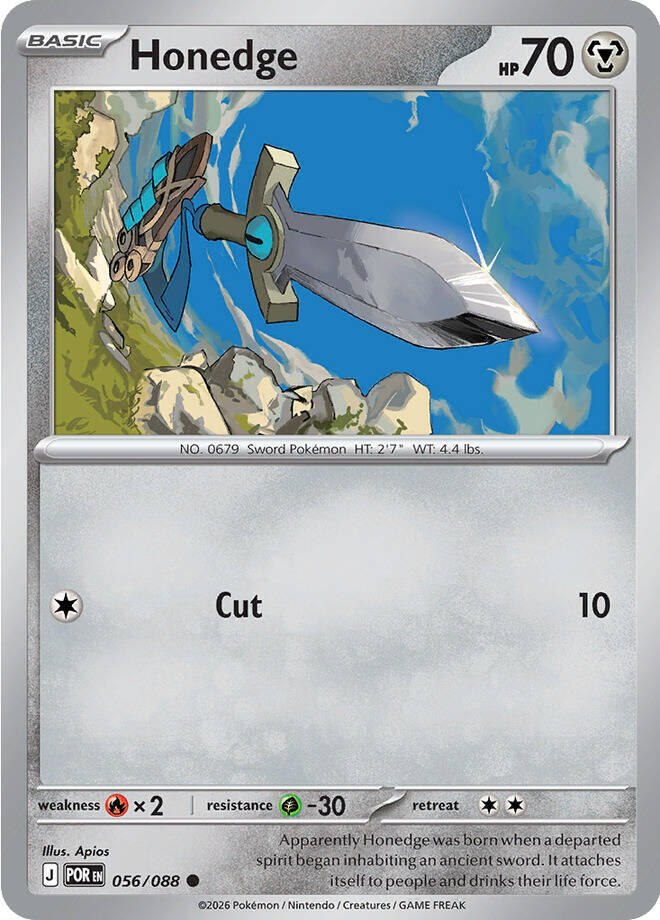 Honedge (056/088) [Mega Evolution: Perfect Order] | Exor Games Bridgewater