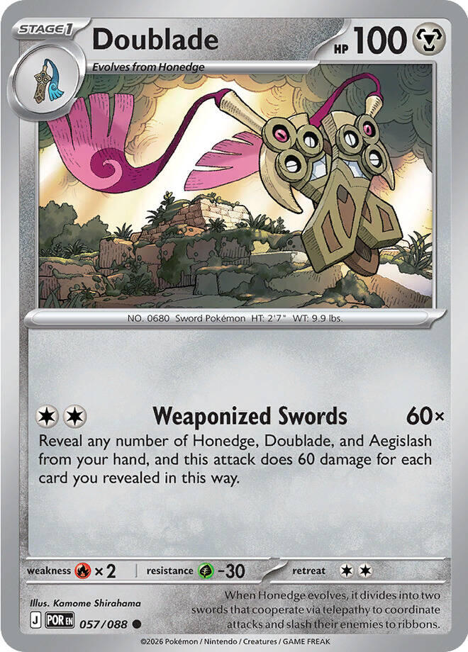 Doublade (057/088) [Mega Evolution: Perfect Order] | Exor Games Bridgewater