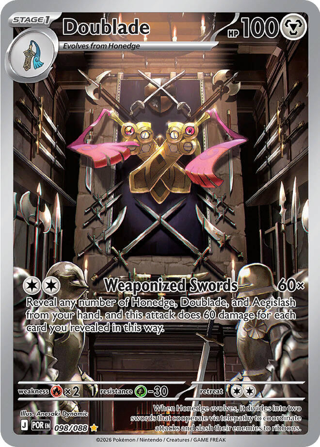 Doublade (098/088) [Mega Evolution: Perfect Order] | Exor Games Bridgewater