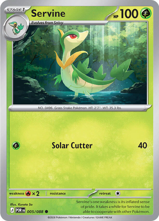 Servine (005/088) [Mega Evolution: Perfect Order] | Exor Games Bridgewater
