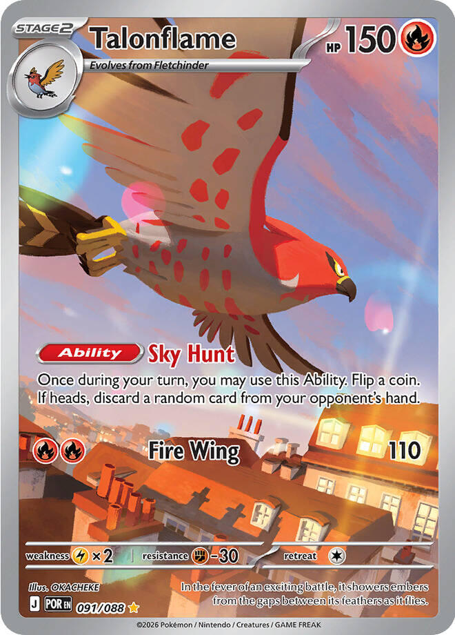 Talonflame (091/088) [Mega Evolution: Perfect Order] | Exor Games Bridgewater