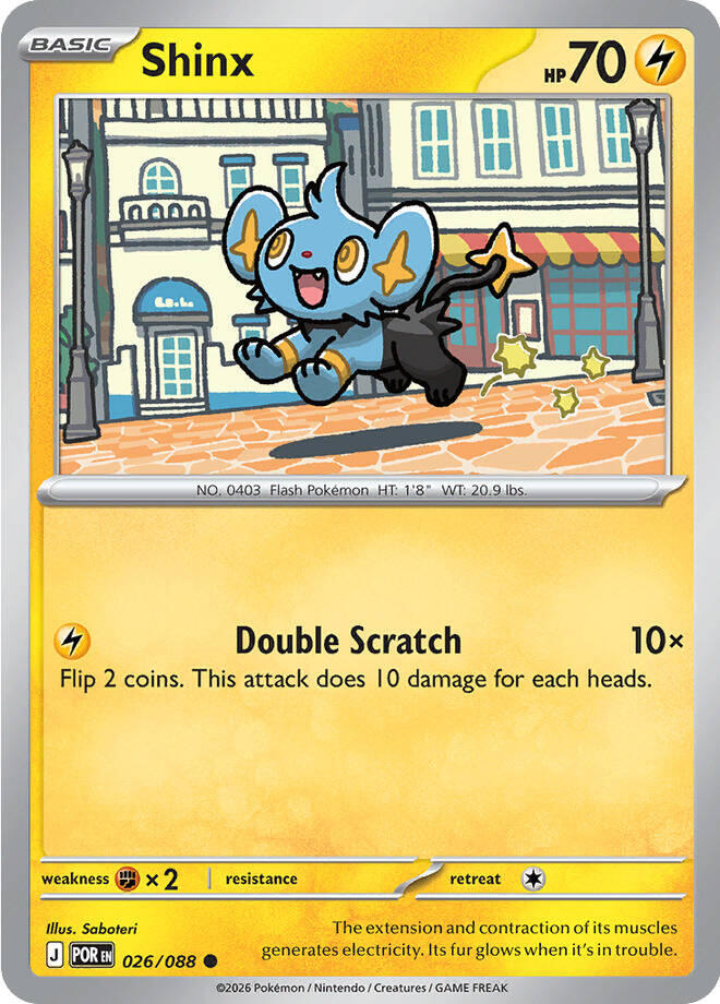 Shinx (026/088) [Mega Evolution: Perfect Order] | Exor Games Bridgewater