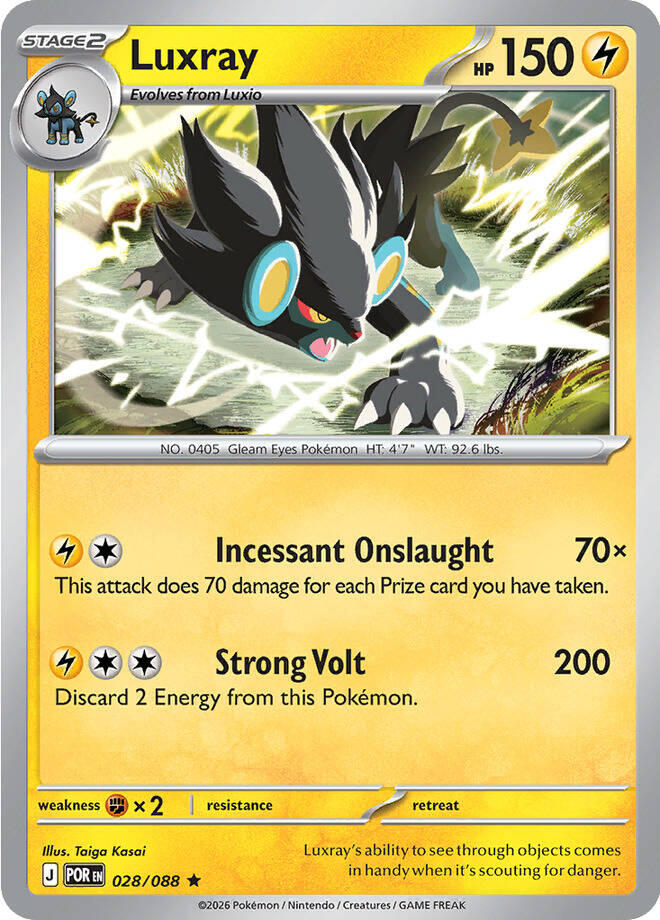 Luxray (028/088) [Mega Evolution: Perfect Order] | Exor Games Bridgewater