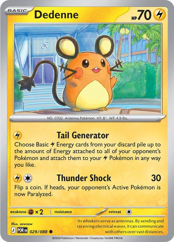 Dedenne (029/088) [Mega Evolution: Perfect Order] | Exor Games Bridgewater