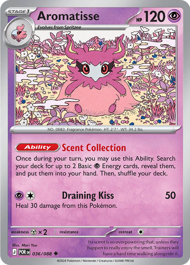 Aromatisse (036/088) [Mega Evolution: Perfect Order] | Exor Games Bridgewater