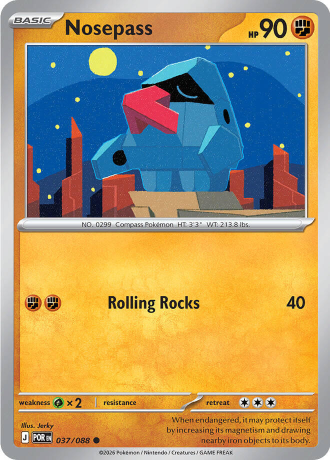 Nosepass (037/088) [Mega Evolution: Perfect Order] | Exor Games Bridgewater